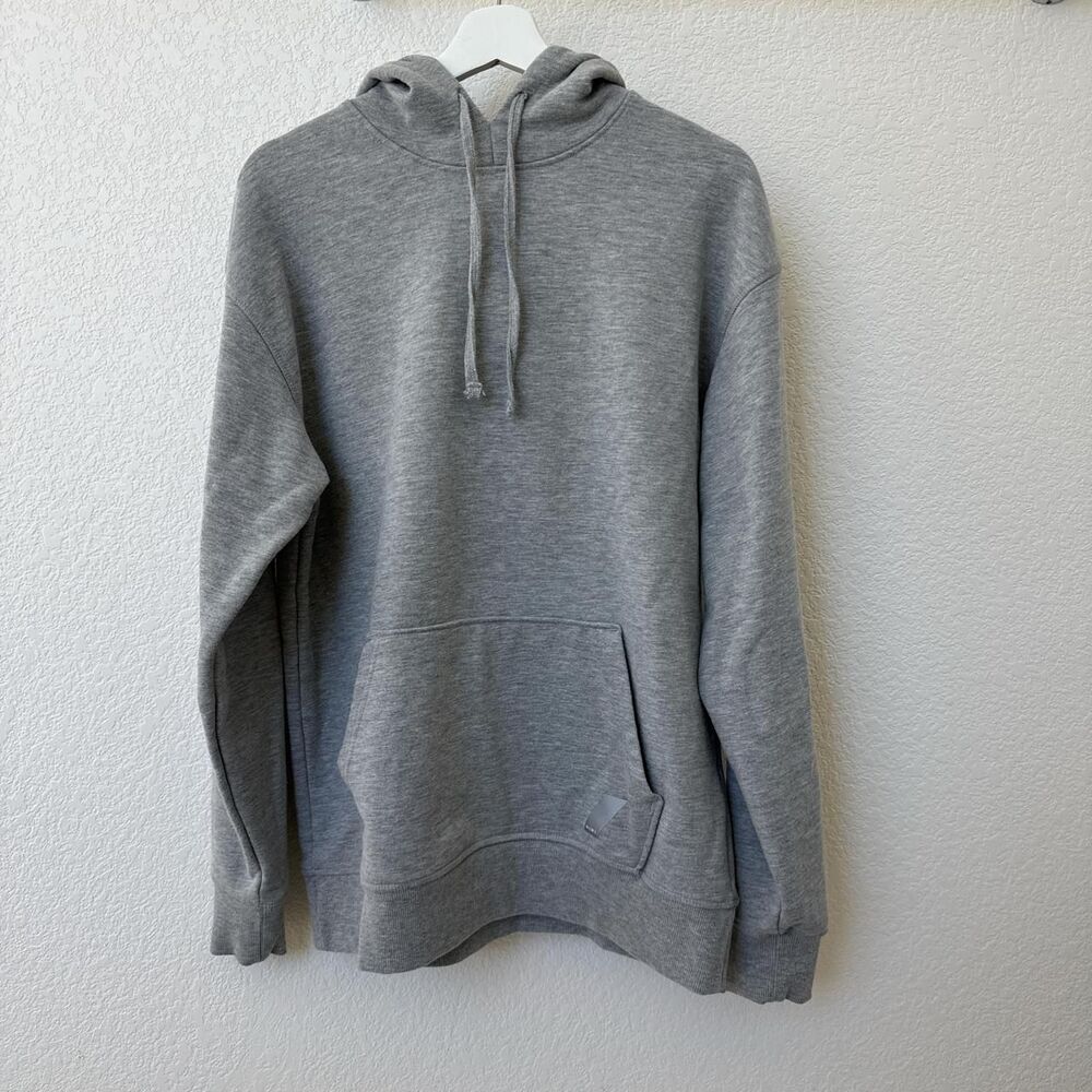 Zara Hoodie‎ Men's Medium Basic Grey Drawstring w/ Kangaroo Pocket in front